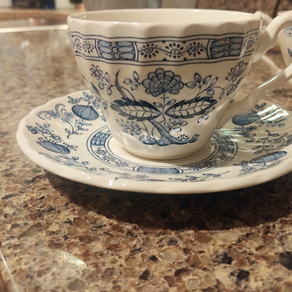 Myott Meakin tableware, vintage blue onion pattern - Picture 4 of 16